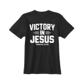 Victory in Jesus block T-shirt
