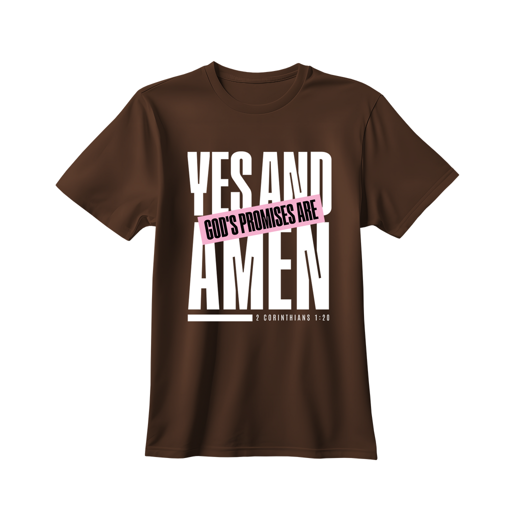 God's Promises are Yes and Amen short sleeve T-shirt
